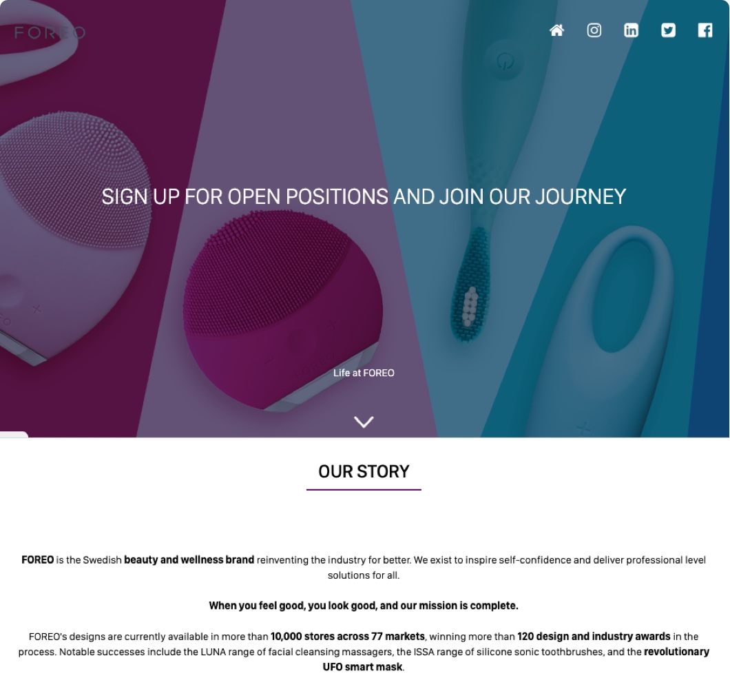 TalentLyft career page example 2