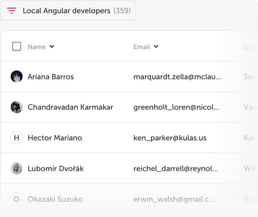<h4 class='title'>Powerful filters</h4>
<p class='text'>Apply filters such as interests, location, skills, disqualification reason, source of application and many more./p>
