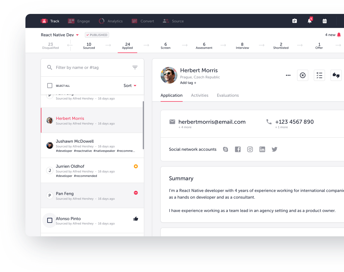 TalentLyft Applicant Tracking System